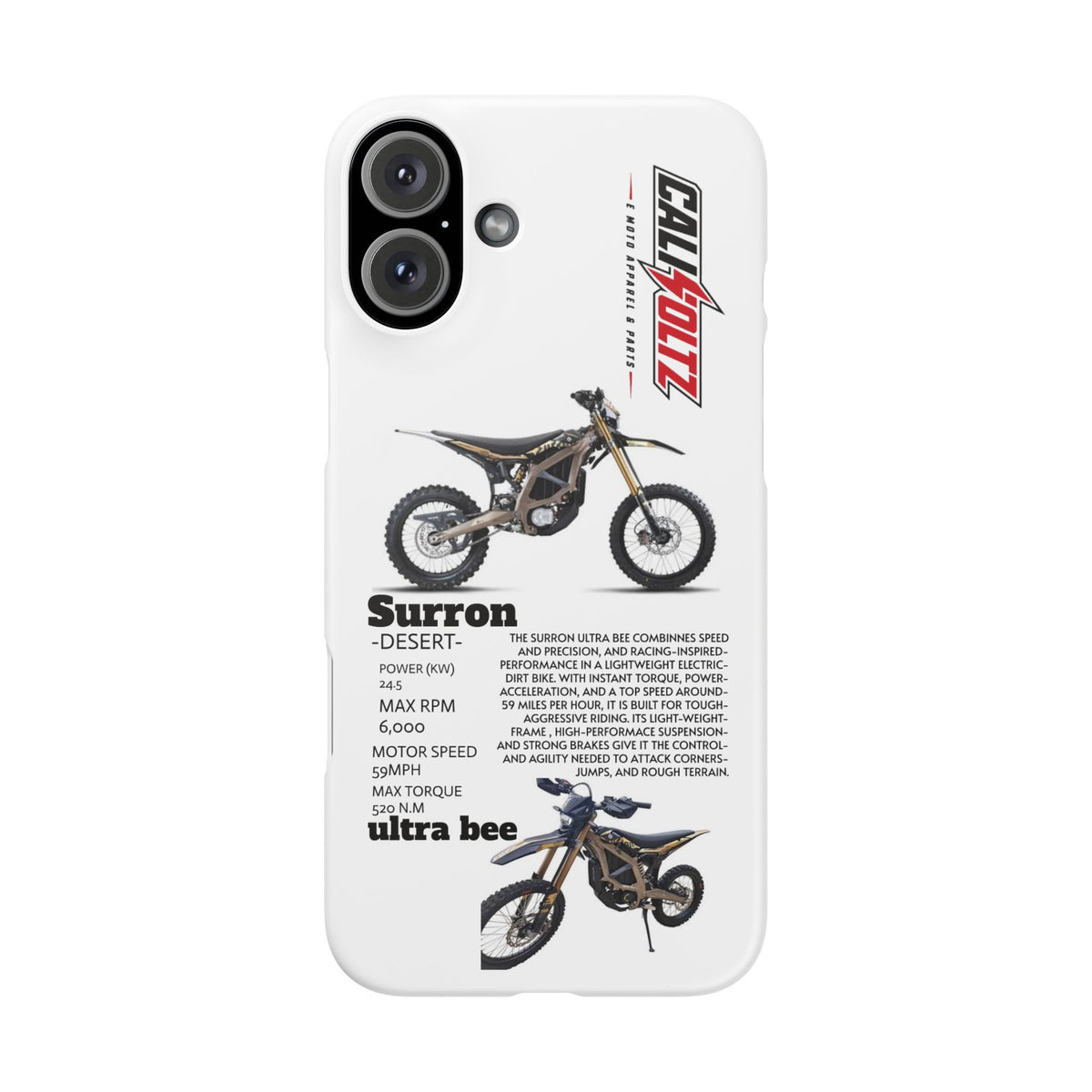 ultra bee phone case ( iphone 16 pro max)