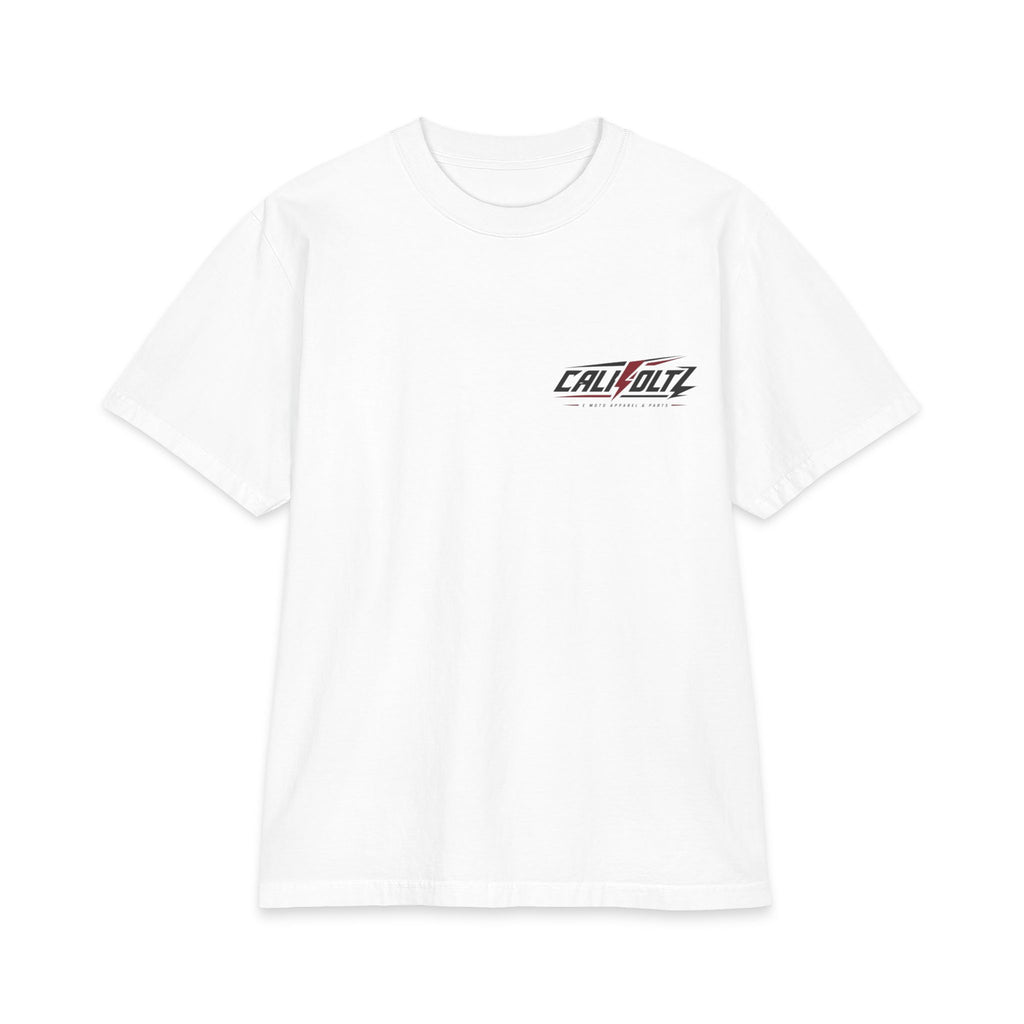 Burgundy/White CaliVoltz Graphic Tee