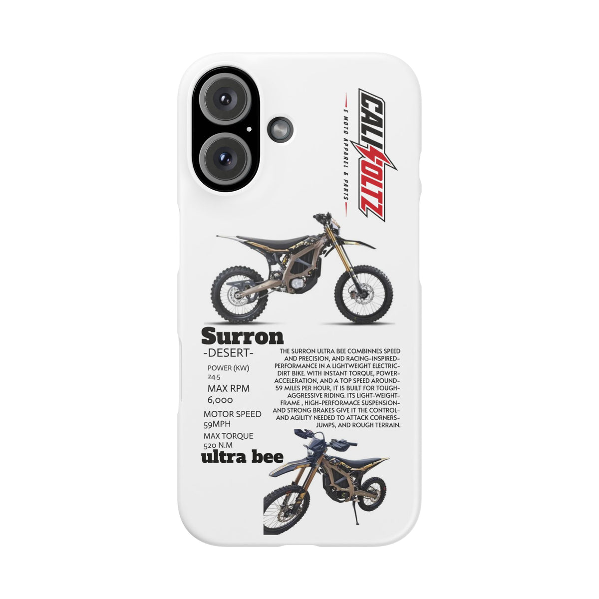 ultra bee phone case ( iphone 16 pro max)