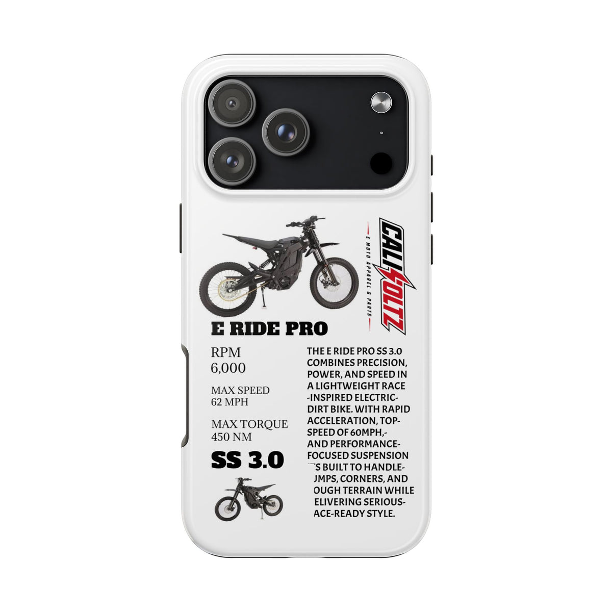 E Ride Pro SS 3.0 E-Bike Phone Case IPHONE 17'S