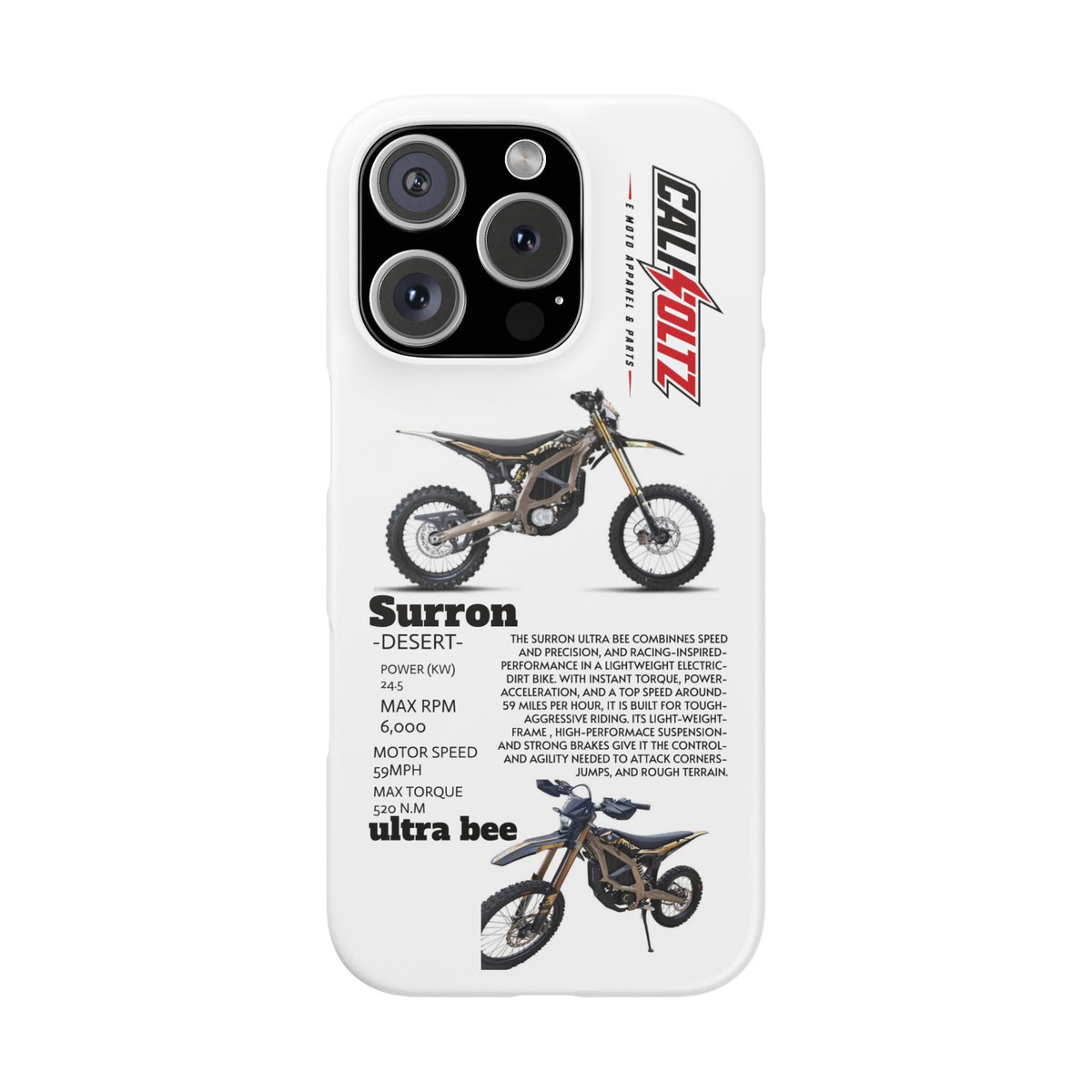 ultra bee phone case ( iphone 16 pro max)