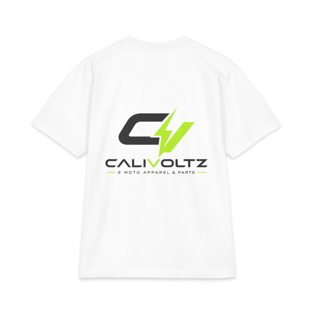 White CaliVoltz Logo T-Shirt