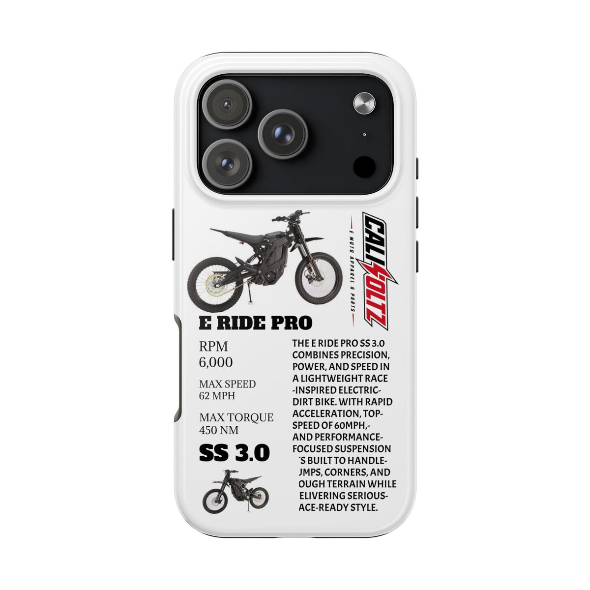 E Ride Pro SS 3.0 E-Bike Phone Case IPHONE 17'S