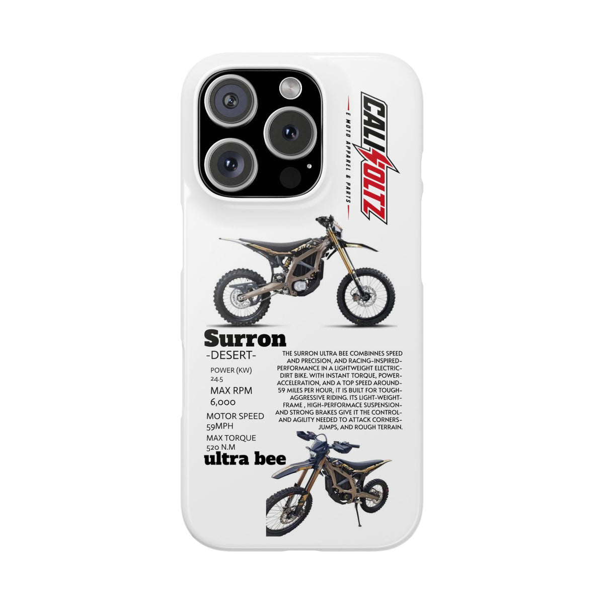 ultra bee phone case ( iphone 16 pro max)
