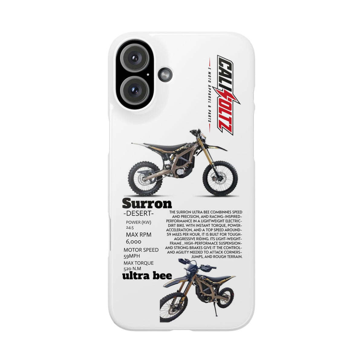 ultra bee phone case ( iphone 16 pro max)