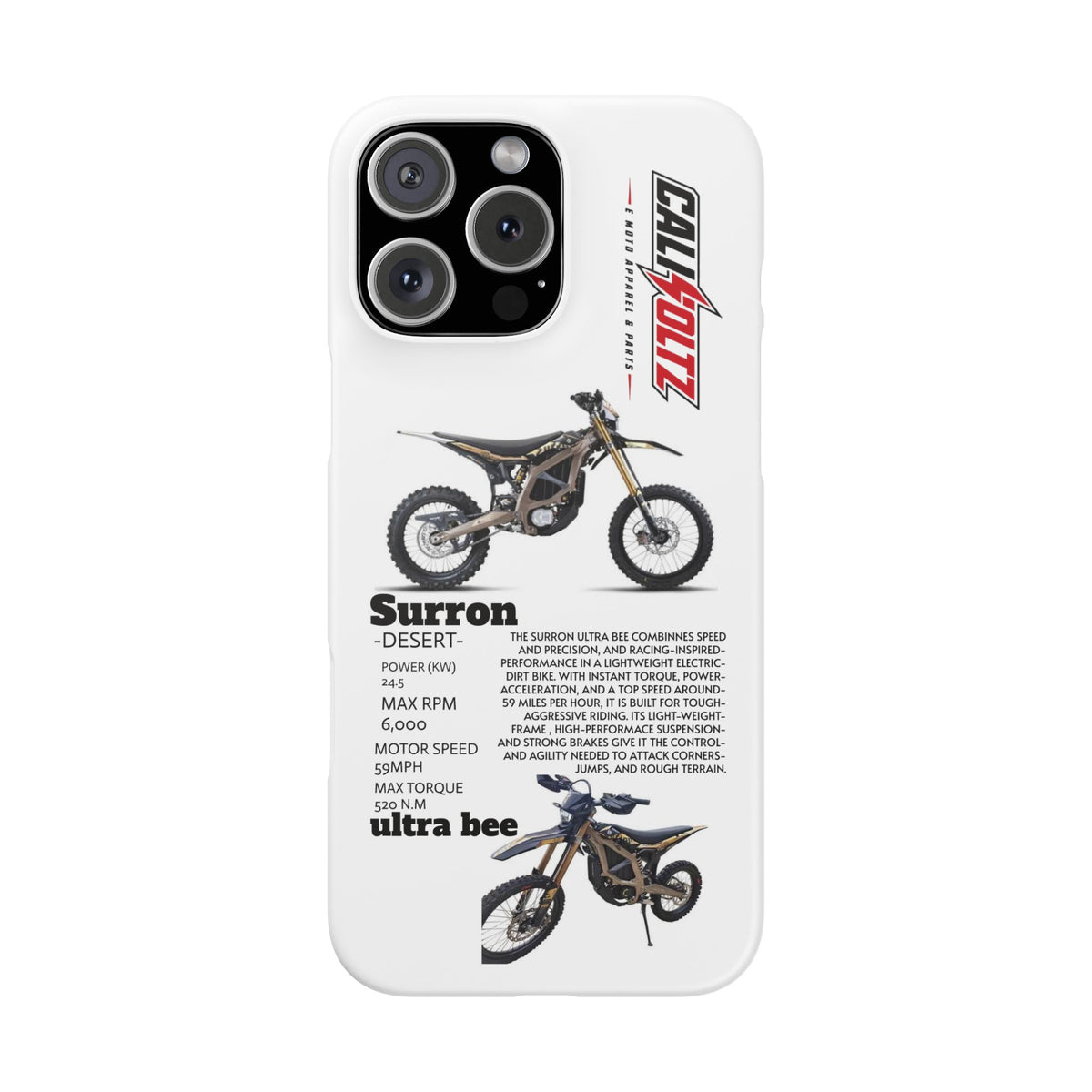 ultra bee phone case ( iphone 16 pro max)