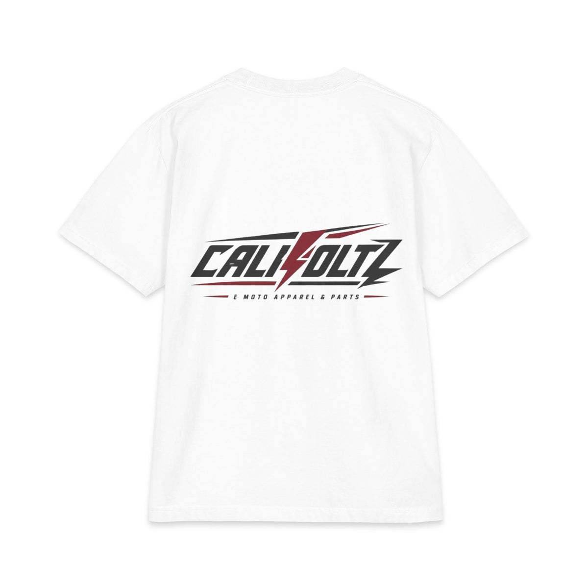 Burgundy/White CaliVoltz Graphic Tee