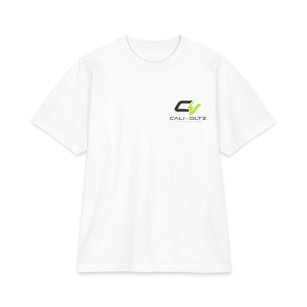 White CaliVoltz Logo T-Shirt