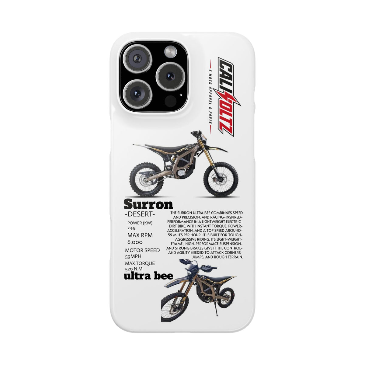 ultra bee phone case ( iphone 16 pro max)