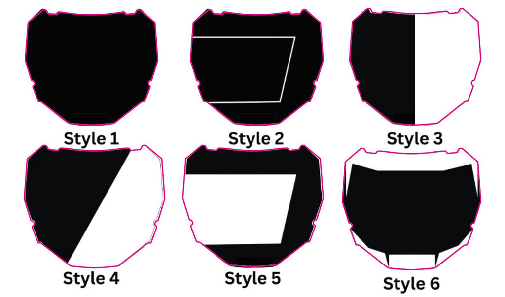 Custom ODI Number Plate Decal EMAIL FOR WHAT DESIGN YOU WANT