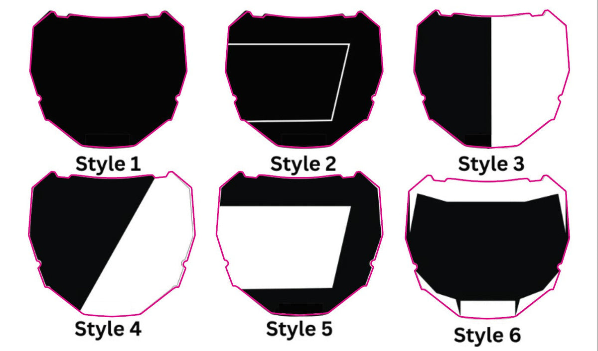 Custom ODI Number Plate Decal EMAIL FOR WHAT DESIGN YOU WANT