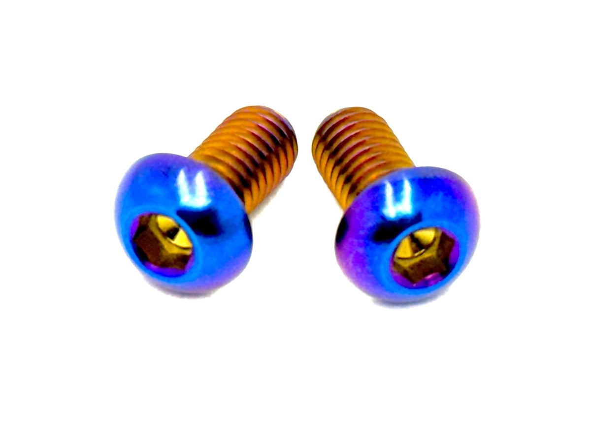 Titanium Side-Plastic / Battery Lid Bolts — E-Moto