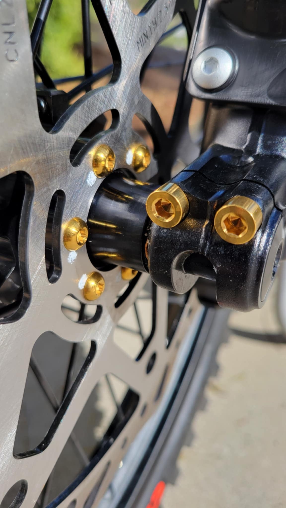 Titanium Altis Sigma Front Fork Bolt Kit