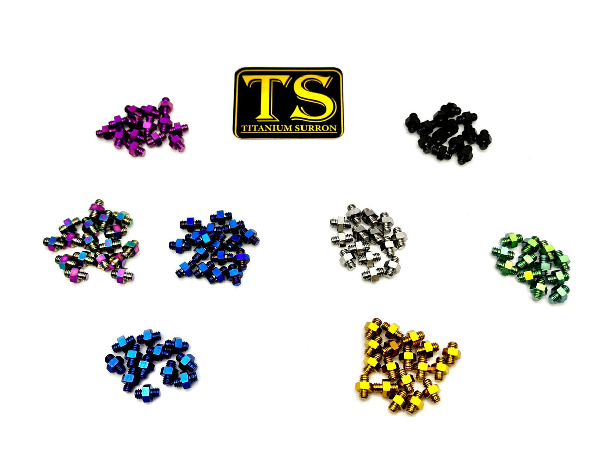 TS Custom Foot Pegs w/ Titanium Grips for Surron and Most Light E-moto