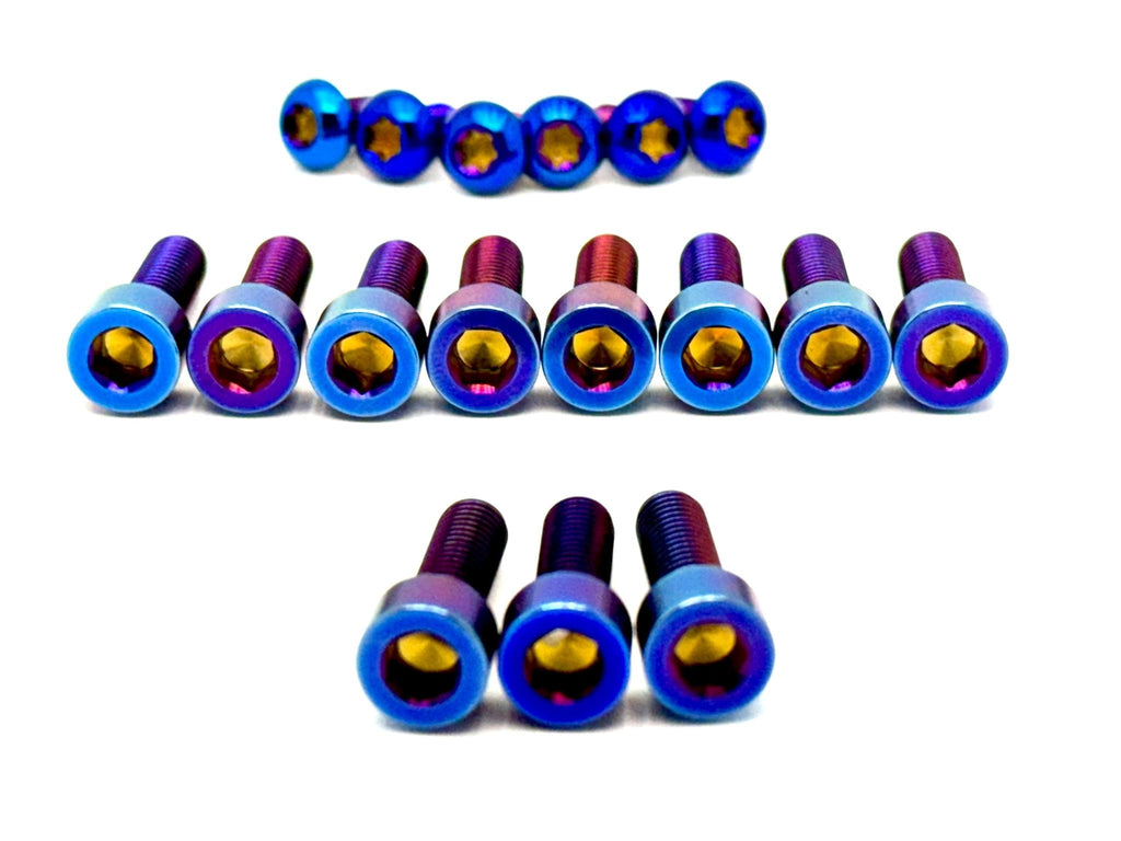 Titanium RFloXa Hawk 35 Pro and Max Fork Bolt Kits (21 pcs)