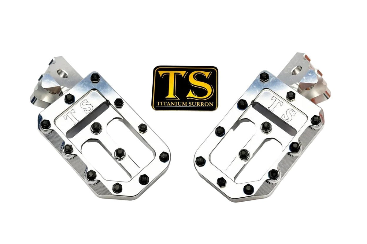TS Custom Foot Pegs w/ Titanium Grips for Talaria and Altis
